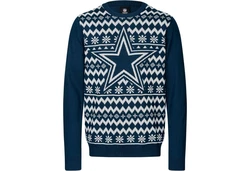 Forever Collectibles Rundhalspullover NFL Ugly XMAS Blau/Dunkelblau