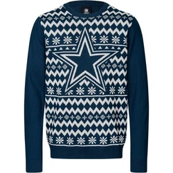 Forever Collectibles Rundhalspullover NFL Ugly XMAS Blau/Dunkelblau