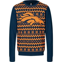 Forever Collectibles Rundhalspullover NFL Ugly XMAS Rot/Orange/Dunkelblau/Rosa/Blau
