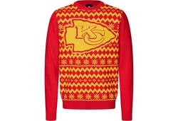 Forever Collectibles Rundhalspullover NFL Ugly XMAS Rot/Creme
