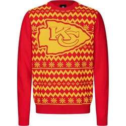 Forever Collectibles Rundhalspullover NFL Ugly XMAS Rot/Creme