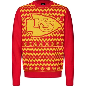 Forever Collectibles Rundhalspullover NFL Ugly XMAS Rot/Creme