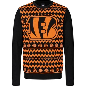 Forever Collectibles Rundhalspullover NFL Ugly XMAS Schwarz/Orange/Rot
