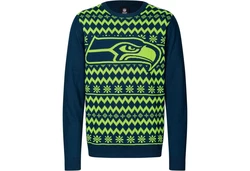 Forever Collectibles Rundhalspullover NFL Ugly XMAS Grün/Blau/Türkis/Dunkelblau