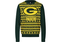 Forever Collectibles Rundhalspullover NFL Ugly XMAS Gelb/Grün/Dunkelgrün