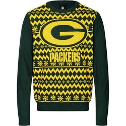 Forever Collectibles Rundhalspullover NFL Ugly XMAS Gelb/Grün/Dunkelgrün