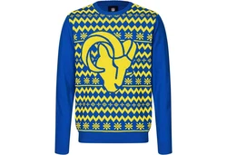 Forever Collectibles Rundhalspullover NFL Ugly XMAS Blau/Gelb/Creme/Gold