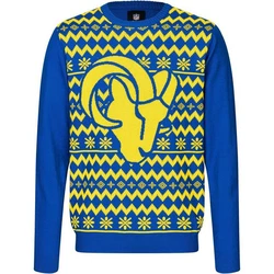 Forever Collectibles Rundhalspullover NFL Ugly XMAS Blau/Gelb/Creme/Gold
