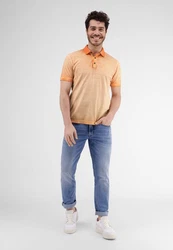LERROS Poloshirt Orange/Beige
