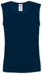 B&C Tanktop Vest Athletic Move Tank Top Herren T-Shirt Dunkelblau/Blau