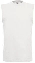 B&C Tanktop Herren Exact Move Weiß/Creme/Grau