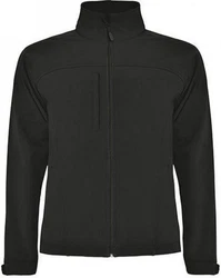 Roly Outdoorjacke Herren Rudolph Softshell Jacket Schwarz/Dunkelgrau