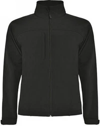 Roly Outdoorjacke Herren Rudolph Softshell Jacket Schwarz/Dunkelgrau