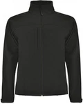 Roly Outdoorjacke Herren Rudolph Softshell Jacket Schwarz/Dunkelgrau