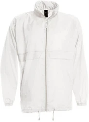 B&C Outdoorjacke Jacket Sirocco Weiß/Grau/Creme