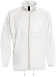 B&C Outdoorjacke Jacket Sirocco Weiß/Grau/Creme