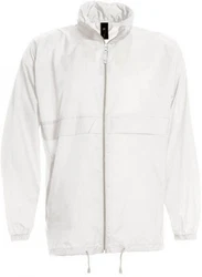 B&C Outdoorjacke Jacket Sirocco Weiß/Grau/Creme