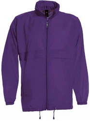 B&C Outdoorjacke Jacket Sirocco Dunkelblau/Lila/Fliederfarben
