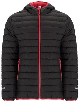 Roly Outdoorjacke Unisex Norway Sport Jacket Schwarz/Rot