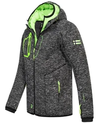 Geographical Norway Fleecejacke Herren  Grün/Neonfarben