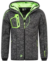 Fleecejacke Herren Herbst Winter Fleece Jacke Sweat Jacke bergangs Jacke