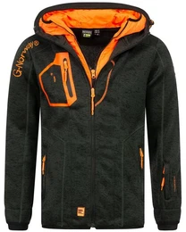 Fleecejacke Herren Herbst Winter Fleece Jacke Sweat Jacke bergangs Jacke