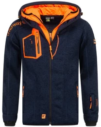 Fleecejacke Herren Herbst Winter Fleece Jacke Sweat Jacke bergangs Jacke