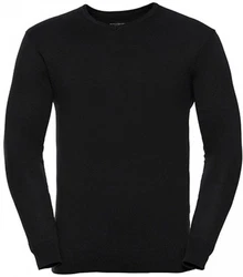 Russell Sweatshirt V-Neck Pullover Schwarz