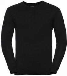 Russell Sweatshirt V-Neck Pullover Schwarz