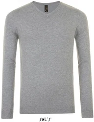 SOLS Sweatshirt Herren Glory Sweater Grau/Hellgrau