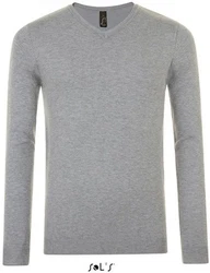 SOLS Sweatshirt Herren Glory Sweater Grau/Hellgrau