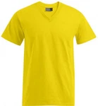 Promodoro V-Shirt Premium V-Neck Herren T-Shirt Gelb