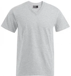 Promodoro V-Shirt Premium V-Neck Herren T-Shirt Grau/Hellgrau