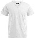 Promodoro V-Shirt Premium V-Neck Herren T-Shirt Grau/Weiß/Creme