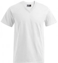 Promodoro V-Shirt Premium V-Neck Herren T-Shirt Grau/Weiß/Creme