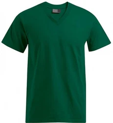 Promodoro V-Shirt Premium V-Neck Herren T-Shirt Grün/Dunkelgrün/Türkis