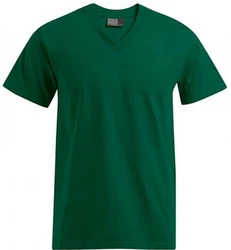 Promodoro V-Shirt Premium V-Neck Herren T-Shirt Grün/Dunkelgrün/Türkis