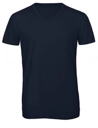 V-Shirt Herren V-Neck Triblend T / langlebig, flexibel + faltenfrei
