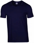 Gildan V-Shirt Softstyle V-Neck Herren T-Shirt Dunkelblau/Blau