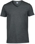 Gildan V-Shirt Softstyle V-Neck Herren T-Shirt Grau/Dunkelgrau/Hellgrau