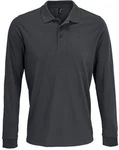 SOLS Langarm-Poloshirt Unisex Long Sleeve Polycotton Polo Shirt Dunkelgrau/Grau/Hellgrau/Dunkelblau