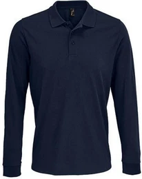 Langarm-Poloshirt Unisex Long Sleeve Polycotton Polo Shirt XS bis 5XL
