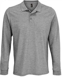 Langarm-Poloshirt Unisex Long Sleeve Polycotton Polo Shirt XS bis 5XL