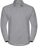 Russell Langarm-Poloshirt Workwear Hellgrau/Grau