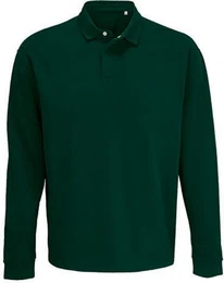 Langarm-Poloshirt Unisex Polo Collar Sweatshirt Heritage XS bis 5XL