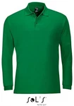 SOLS Langarm-Poloshirt Winter II Dunkelgrün/Grün/Türkis/Neonfarben