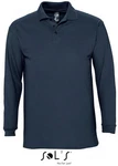 SOLS Langarm-Poloshirt Winter II Dunkelblau/Blau SOLS Langarm-Poloshirt Winter II Dunkelblau/Blau