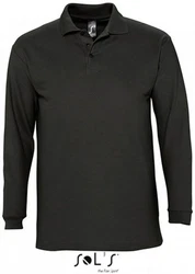 SOLS Langarm-Poloshirt Winter II Dunkelgrau/Dunkelgrün/Khaki/Grau/Schwarz
