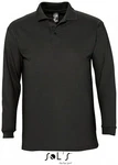 SOLS Langarm-Poloshirt Winter II Dunkelgrau/Dunkelgrün/Khaki/Grau/Schwarz