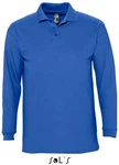 SOLS Langarm-Poloshirt Winter II Blau SOLS Langarm-Poloshirt Winter II Blau